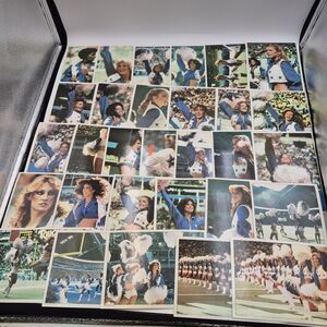 Vintage 1981 Dalls Cowboys Cheerleaders 5x7 Photocards-No 1-30 Complete Set